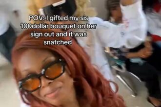 Lady shares how her sisters’ sign-out turned ch@otic after her gift was sn@tched (WATCH)