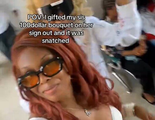 Lady shares how her sisters’ sign-out turned ch@otic after her gift was sn@tched (WATCH)