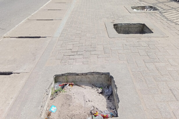 Lagos govt fixes open manhole after viral outcry