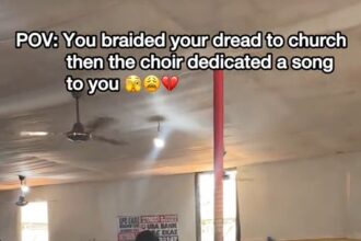 Man shared hilarious moment when the church choir dedicated a song to him after he showed up to service with dreadlocks (VIDEO)