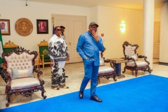 Photos Of Governor Fubara Returning To Rivers Govt House After Six-Month Suspension