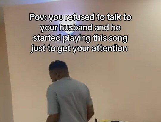 Woman shares unexpected way her husband handled a chaotic moment to get her attention after refusing to talk to him.