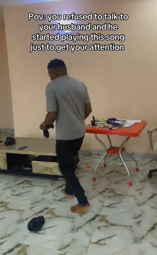Woman shares unexpected way her husband handled a chaotic moment to get her attention after refusing to talk to him.