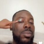 Adekunle Gold shares adorable video of his daughter Deja giving him a playful makeover (WATCH)