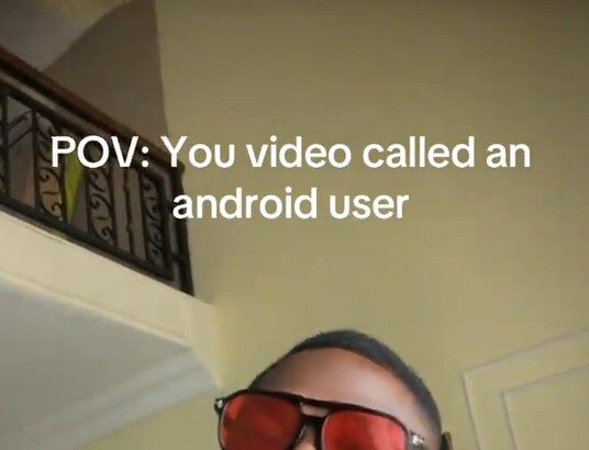 “Android users are really going through a lot, though” – Man m0cks Android users after sharing his video call experience with one (WATCH)