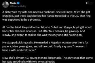 “Don’t waste your youth waiting for a man abroad” – Man warns, using a sister as an example