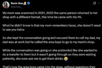 “He came back in 2025 to sc@m my mom again” – X user shares how her mother caught a sc@mmer who defr@uded her in 2021 