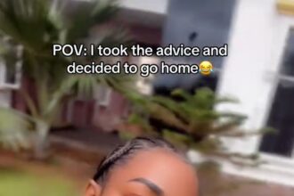 “I took the advice” – Lady shares her experience after concurring to an advice and decides to go home.