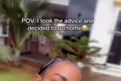 “I took the advice” – Lady shares her experience after concurring to an advice and decides to go home.