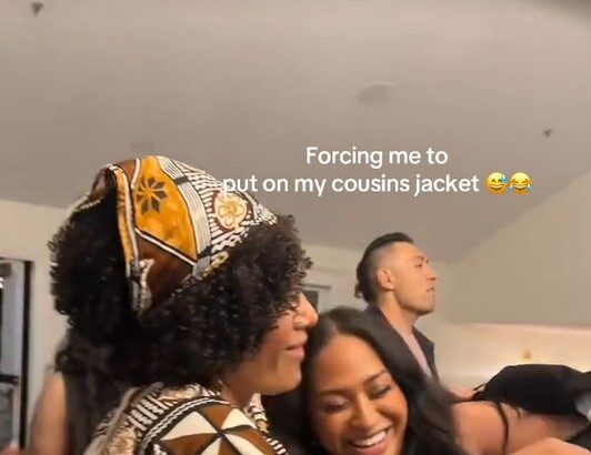 Lady Shares Hilarious Moment Her Mom Forced Her to Wear Cousin’s Jacket Over “Immodest” Dress at a Party (WATCH)