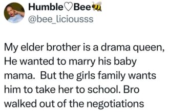 Lady shares how her brother walked out during a bride price negotiation