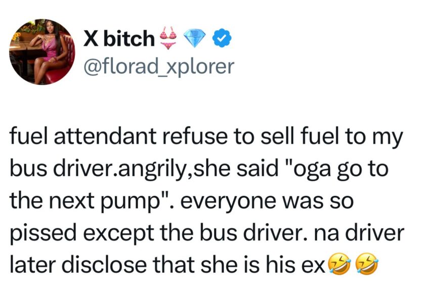 Lady shares the hilarious reason a fuel attendant refused to sell to a bus driver