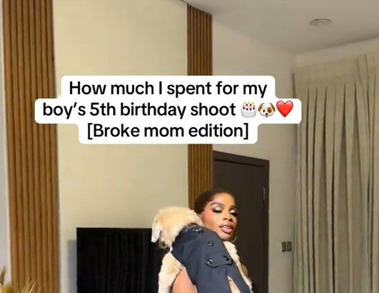 Lady stirs reactions online after sharing impressive amount she spent celebrating her puppy’s fifth birthday.