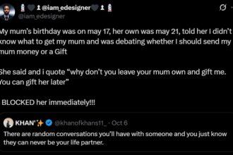 Man bl0cks girlfriend after sh0cking suggestion to ‘forget’ his mum on her birthday