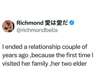 Man shares why he ended a relationship years ago