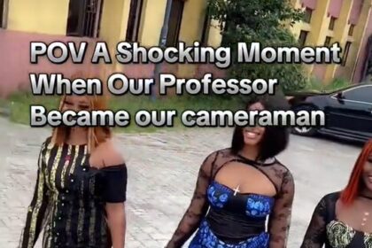 University Professor Turns Cameraman to Help Three Female Students Capture the Perfect Shot (WATCH)