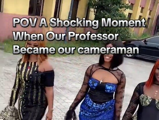 University Professor Turns Cameraman to Help Three Female Students Capture the Perfect Shot (WATCH)