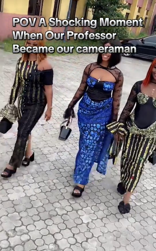 University Professor Turns Cameraman to Help Three Female Students Capture the Perfect Shot (WATCH)