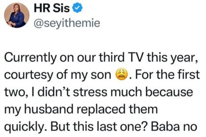 Woman shares why she now guards the TV after her son broke two in one year