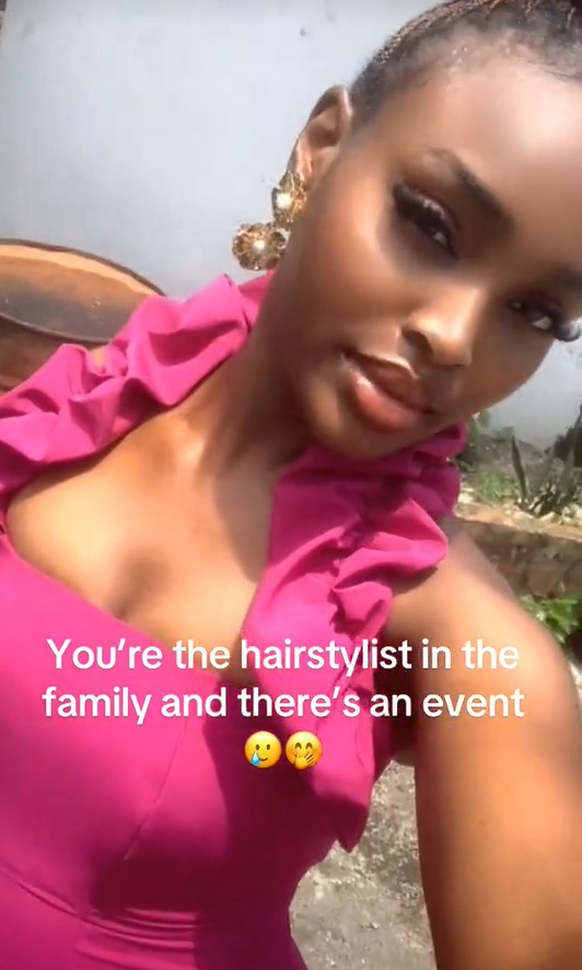 “You’re the hairstylist in the family” – Talented Hairstylist Transforms Her Family for an Event (VIDEO)