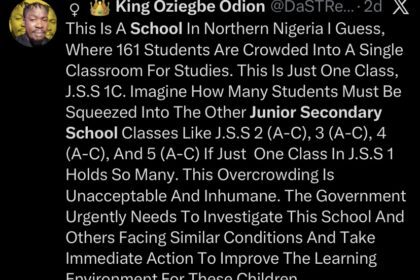 “161 in one class?” – Video of students ‘packed like sardines’ in Sokoto school trends online
