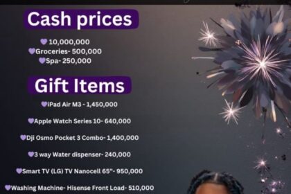 BBNaija Koyin receives N10m cash and luxury appliances worth up to 20m from fans