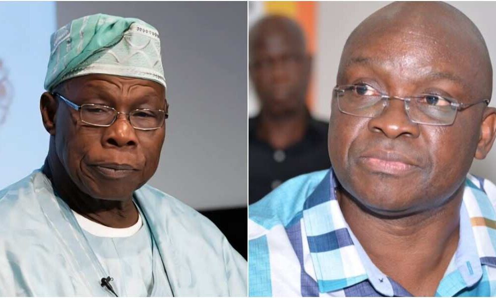Drama as Obasanjo returns $20k Fayose gifted him to attend his birthday