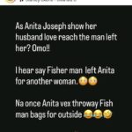 “He left her for another woman”- Stanley Ontop shares update on Anita Joseph’s marriage