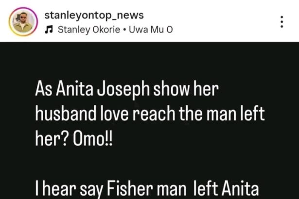 “He left her for another woman”- Stanley Ontop shares update on Anita Joseph’s marriage