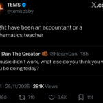 “I would have been a Mathematics teacher if not for music”