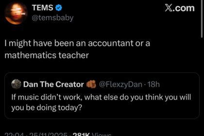 “I would have been a Mathematics teacher if not for music”