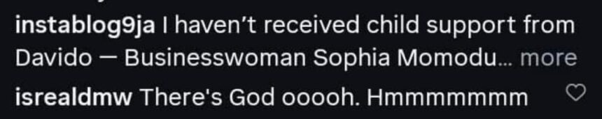 Israel DMW reacts to Sophia Momodu’s claim of receiving no child support from Davido