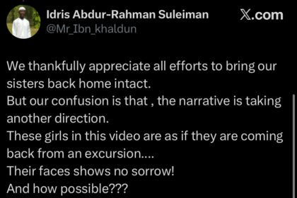 Man who closely watched released video of Kebbi schoolgirls shares ‘strange’ thing he saw on their faces