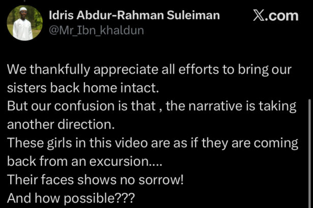 Man who closely watched released video of Kebbi schoolgirls shares ‘strange’ thing he saw on their faces