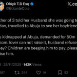 Mother of 3 kidnapped in Abuja on her way to boyfriend’s house