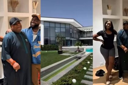 Osun state Governor pays visit to Davido and Chioma at their new mansion in Atlanta, Georgia
