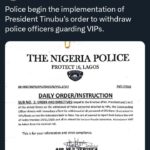 Police order officers attached to VIPs to return to base after Tinubu’s directive