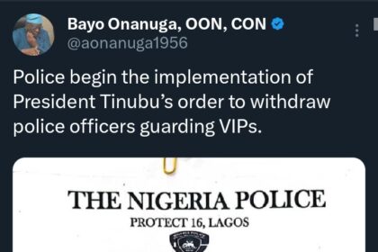 Police order officers attached to VIPs to return to base after Tinubu’s directive