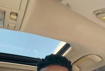 Scott Iguma cries out as his uncle gets kidnapped