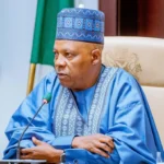 Shettima leaves South Africa for Angola to attend AU-EU summit