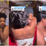 Surprising moment as bride leaves husband to hug singer Fola at wedding [Video]