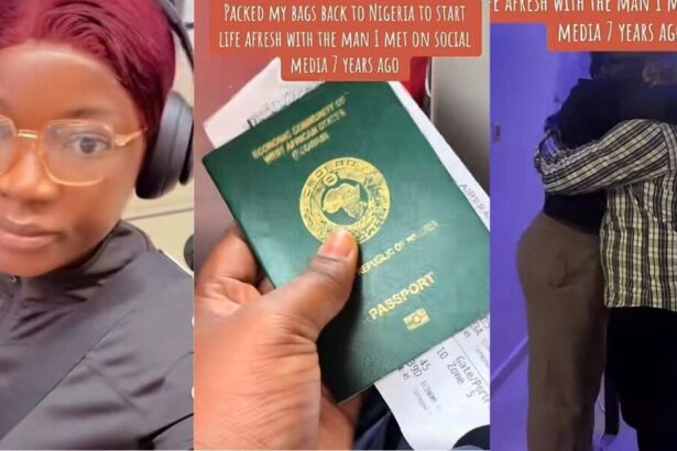 Uk-based lady dumps life abroad, relocate to Nigeria for a man she met online 7 years ago