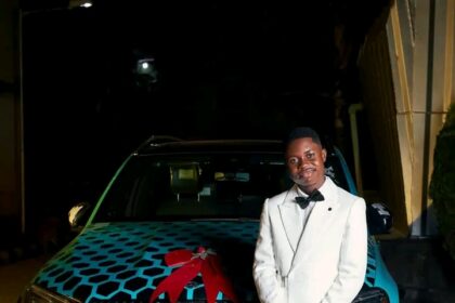 “Almost 90 million”- Moment Peller informs Funke Akindele about his new car at her movie premiere