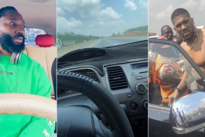 Anthony Joshua: Man who drove on same road 20 minutes before accident releases video ‘proving road was fine’