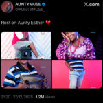 Aunty Esther passes away months after refusing blood transfusion over religious belief