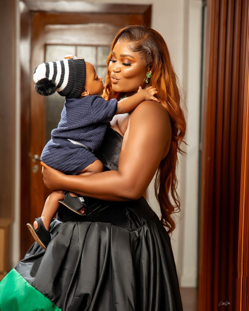 “Baby Kene came and made everything perfect” — Chizzy Alichi celebrates first anniversary as parents