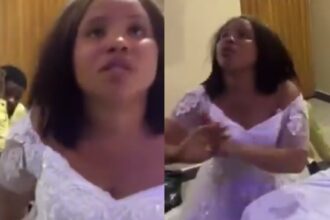 Big wahala as groom, friends catch bride with ex-boyfriend on wedding day