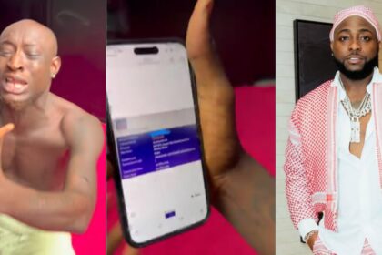 Carter Efe goes gaga as Davido fulfills pledge of N20M