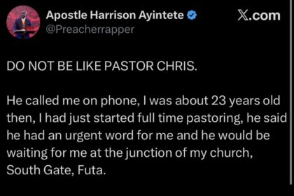 Chris Oyakhilome: “How I was warned not to be like him” – Apostle