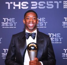 ‎Dembélé, Bonmatí shine at the best FIFA football awards 